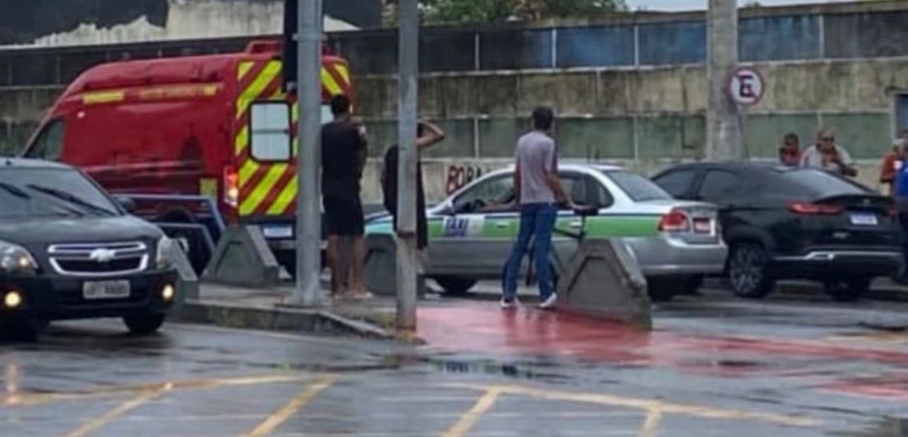 Homem fica ferido em acidente na 28 de Março nesta quarta-feira